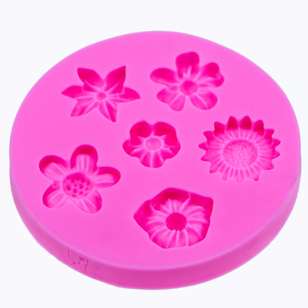 Flower Silicone Fondant Mold Cake Mould Decorating Baking Mold Sugarcraft Pastry Tool