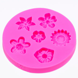 Flower Silicone Fondant Mold Cake Mould Decorating Baking Mold Sugarcraft Pastry Tool