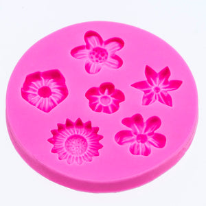 Flower Silicone Fondant Mold Cake Mould Decorating Baking Mold Sugarcraft Pastry Tool