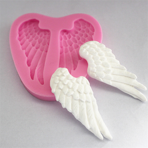  Angel Wings Silicone Fondant Mold Chocolate Polymer Clay Mould