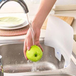 Kitchen Sink Splash Water Board Guard Vegetable Dish Washing Baffle Board