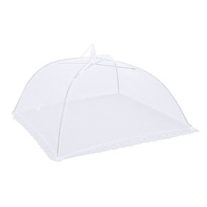 Folding Fly-proof Dirt-resistant Food Shield Gauze Umbrella Food Cover Picnic Kitchen Anti Fly Mosquito Net Table Tent Meal Cover Table Mesh Food Cover Kitchen Tools