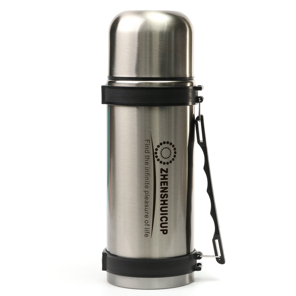 1.2L Large Outdoor Stainless Steel Travel Mug Thermos Vacuum Flask Bottle With Cup Bottles