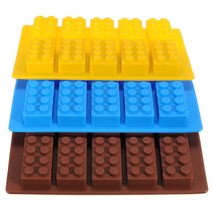 Brick Pattern Silicone Ice Cube Jelly Tray Maker Chocolate Mold