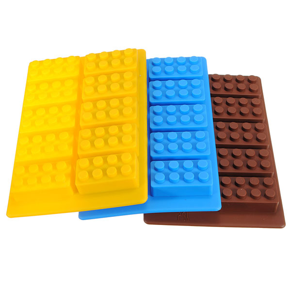 Brick Pattern Silicone Ice Cube Jelly Tray Maker Chocolate Mold