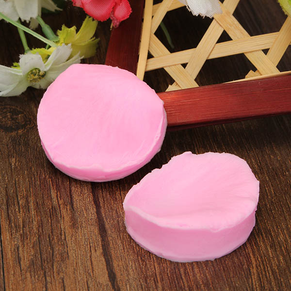 2Pcs Petal Shaped Silicone Mold Press Mould Cake Decoration Fondant Cake Mould