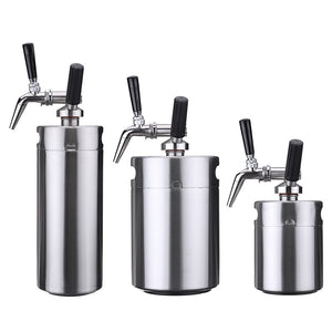 Nitro Cold Brew Coffee Maker Mini Stainless Steel Keg Home Brew Coffee Cup System Kit 