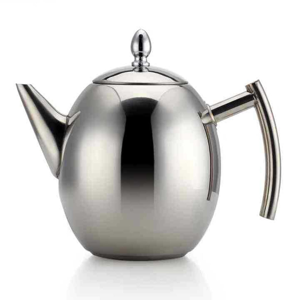 1L 1.5L Stainless Steel Coffee Pour Over Kettle Drip Tea Pot W/ Filter Strainer Coffee Tea Sets