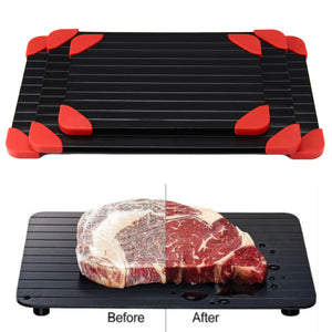 Mocatrend Fast Defrosting Tray Meat Thaw Frozen Food Magic Kitchen Defrosting Tray