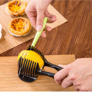 Multifunctional Handheld Tomato Round Slicer Fruit Vegetable Slicer Kitchen Tool