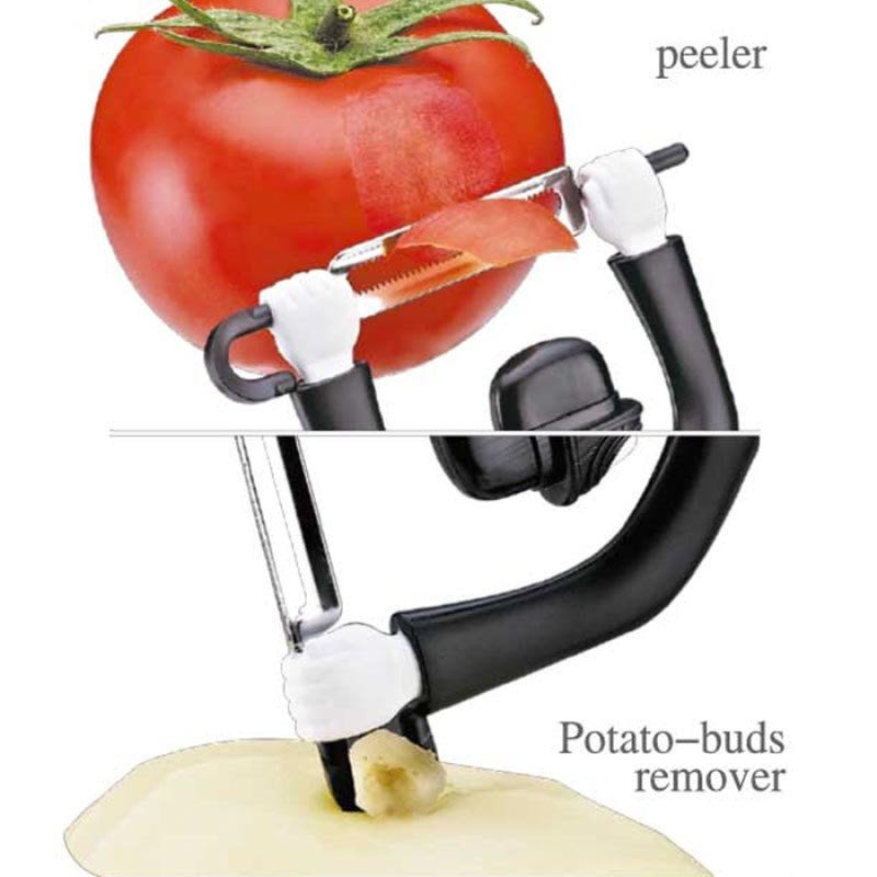 Charlie Chaplin Peeler Vegetable Peeler Expression Face Chaplin Design Kitchen Utensils Gadgets