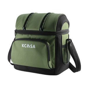 KCASA KC-CB01 12-can Soft Cooler Bag Travel Picnic Beach Camping Food Container Bag With Hard Liner 