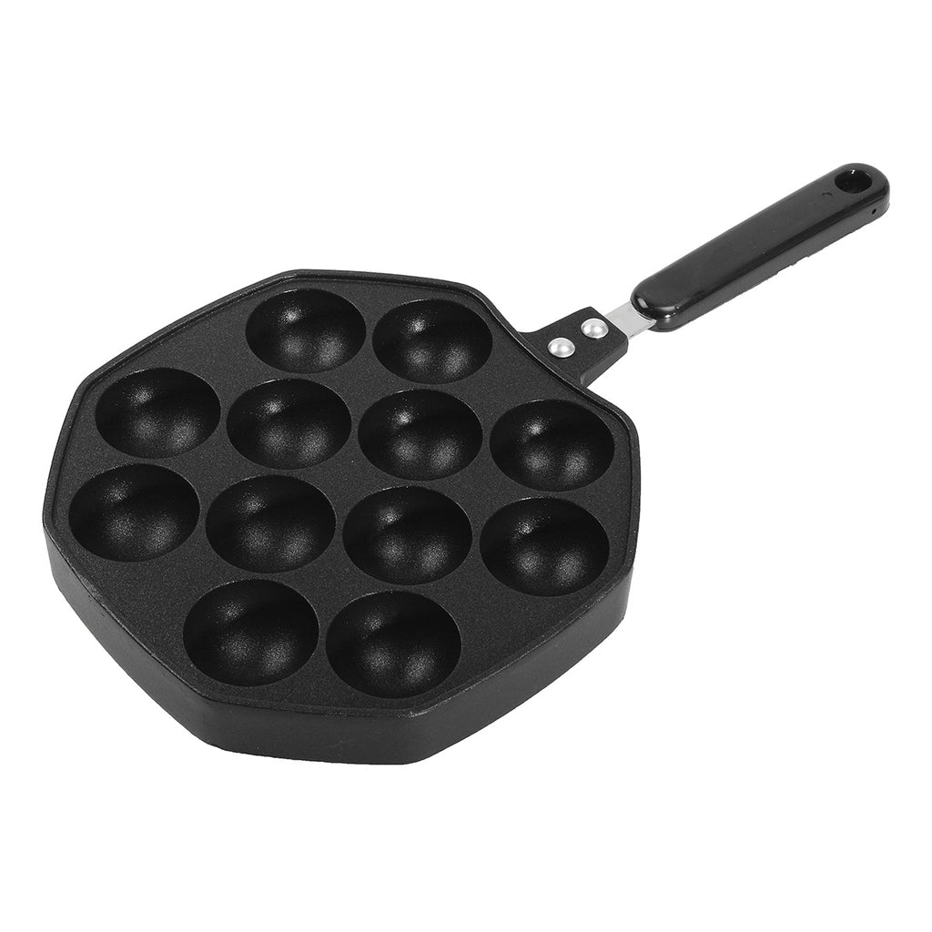 Takoyaki Pan 12 Cavities Takoyaki Maker Octopus Small Balls Baking Pan Frying Pan