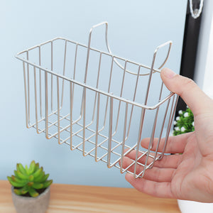 Kitchen Stainless Steel Sponge Holder Sink Caddy Brush Soap Drain Shelf Kitchen Storage Tool Storage Baskets