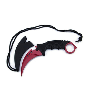 HUOHOU B-37 Claw Cutter With Sheath Pocket Folding Key Outdoor Hunting Survival Tools Stainless Steel Home Cutter 