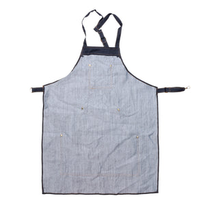 Men Ladies Denim Apron Bib Pocket Jeans Cafe Kitchen Cook Adjustable Uniform Kitchen Aprons