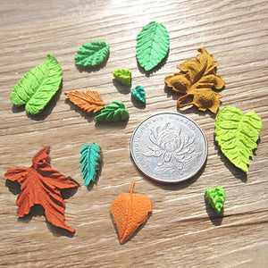 Leaves Set Fondant Cake Mold Chocolate Mold Kitchen Baking Silicone Sugar Decoration Cake Tool