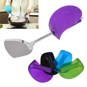 Honana Oil-Spill-Proof Removable Spatula Cover Versatile Kitchen Cooking Tool Without Cooking Shovel Cooking Splatter Screen Hand Protection Splash Oil Screen Cover Splash Hand Protection Cooking Tool