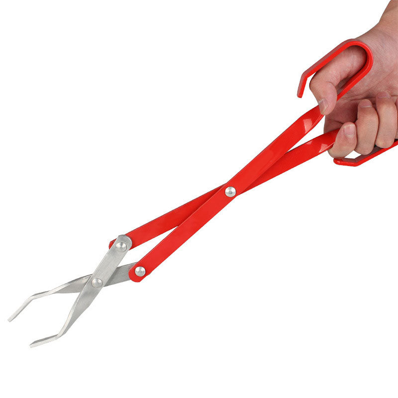 Long Reach Grill BBQ Tong Aluminum Scissors Tongs with Painted Handle