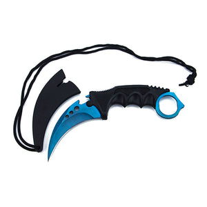 HUOHOU B-37 Claw Cutter With Sheath Pocket Folding Key Outdoor Hunting Survival Tools Stainless Steel Home Cutter 