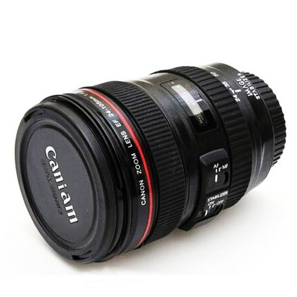 400ML Coffee Tea Mug SLR Camera Lens 24-105mm Food Grade PC 1:1 Scale Creative Cups