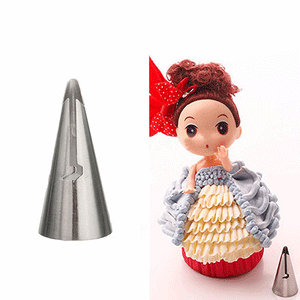 Honana CF-PN10 10Pcs Stainless Steel Russian Tulip Dress Icing Piping Nozzles Cake Baking Tools