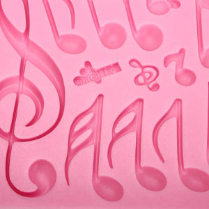 Musical Notes Fondant Cake Mold Silicone Chocolate Mold Baking Cake Decorating Tool