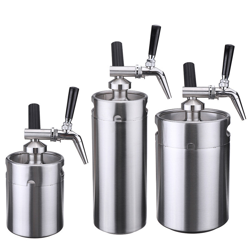 Nitro Cold Brew Coffee Maker Mini Stainless Steel Keg Home Brew Coffee Cup System Kit 