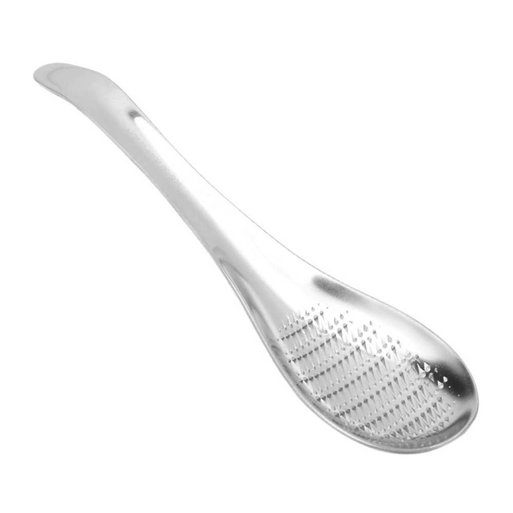 KCASA KC-GG045 Stainless Steel Garlic Lemon Cheese Grater Mixing Grinding Spoon Kitchen Tools