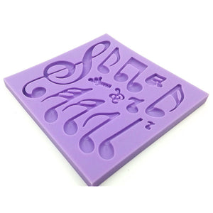 Musical Notes Fondant Cake Mold Silicone Chocolate Mold Baking Cake Decorating Tool