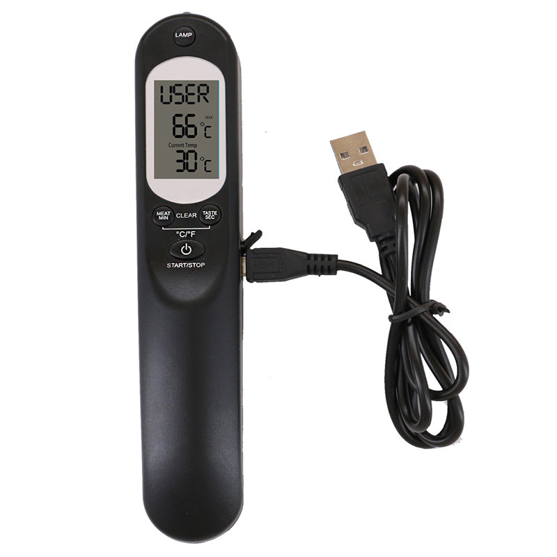 Minleaf ML-CT3 Kitchen Food Thermometer USB Thermometer Alarm Thermometer Temperature Voice Alarm