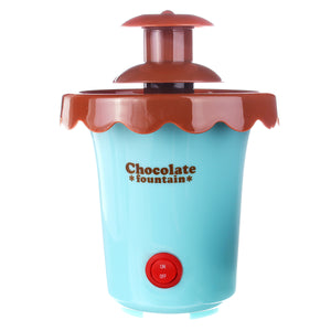 Chocolate Fondue Machine Fountain 2 Tiers Mini Maker Waterfall Melting Machine 