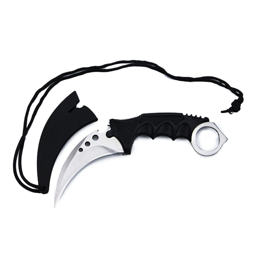 HUOHOU B-37 Claw Cutter With Sheath Pocket Folding Key Outdoor Hunting Survival Tools Stainless Steel Home Cutter 