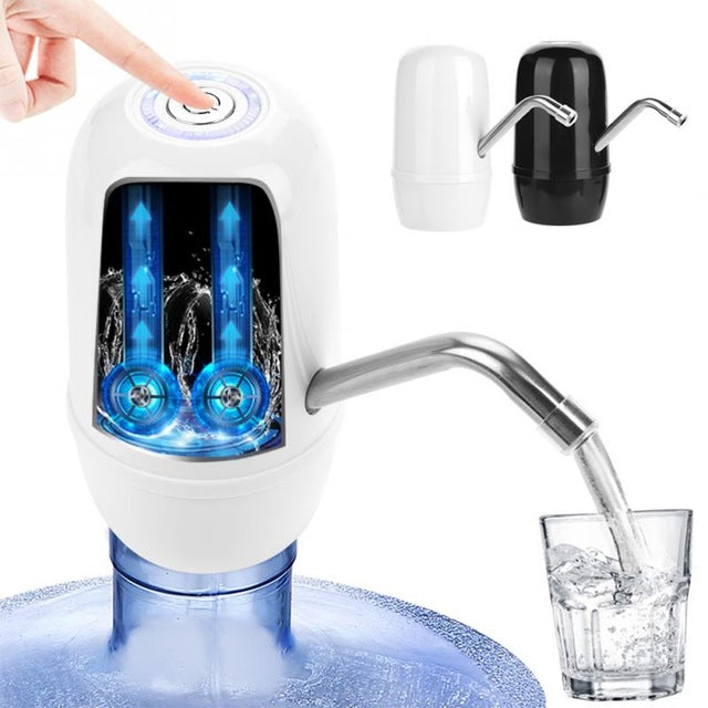 KCASA USB Charging Electric Automatic Bottle Drinking Water Pump Gallon Bottled Water Dispenser Pump