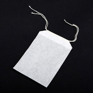 50 Pcs/Lot Teabags 5.5 x 6.5CM Empty Scented Tea Bags With String Heal Seal Filter Paper  