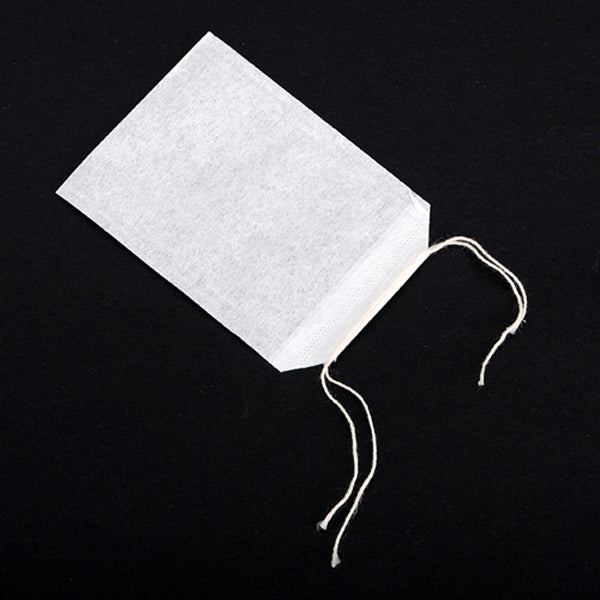 50 Pcs/Lot Teabags 5.5 x 6.5CM Empty Scented Tea Bags With String Heal Seal Filter Paper  