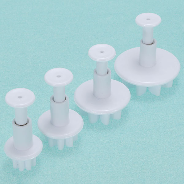 4X Daisy Sugarcraft Cake Decorating Cutter Tool Plunger