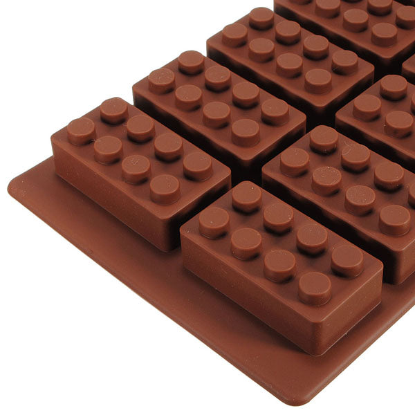 Brick Pattern Silicone Ice Cube Jelly Tray Maker Chocolate Mold