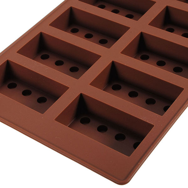 Brick Pattern Silicone Ice Cube Jelly Tray Maker Chocolate Mold