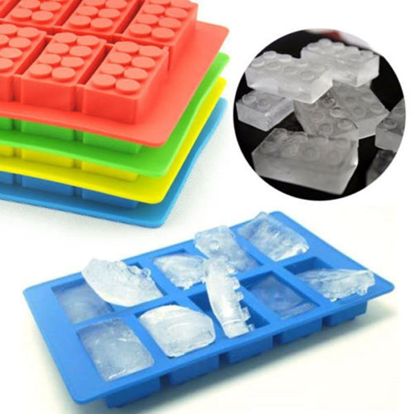 Brick Pattern Silicone Ice Cube Jelly Tray Maker Chocolate Mold