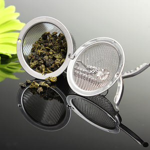 Stainless Steel Spice Tea filter Herbs Locking Infuser Mesh Ball