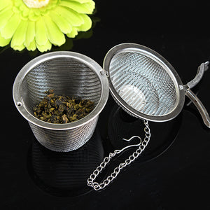 Stainless Steel Spice Tea filter Herbs Locking Infuser Mesh Ball