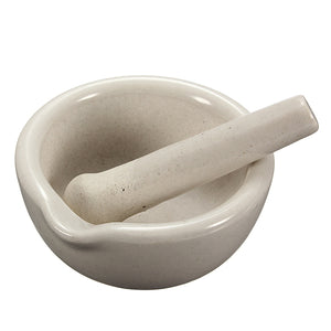 6ml Mini Porcelain Mortar And Pestle Mixing Grinding Bowl Set Crusher DIY Tool