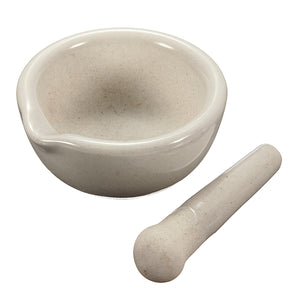 6ml Mini Porcelain Mortar And Pestle Mixing Grinding Bowl Set Crusher DIY Tool