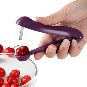 Honana Stainless Steel Handheld Cherry Pitter Fruit Olive Core Remover Kitchen Tool Fruit Seed Remover