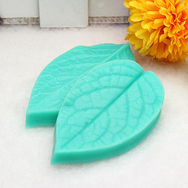 TC3773 Silicone Leaf Shaped Mold Fondant Cake 3D Silicone Mold Baking Decorating Tool