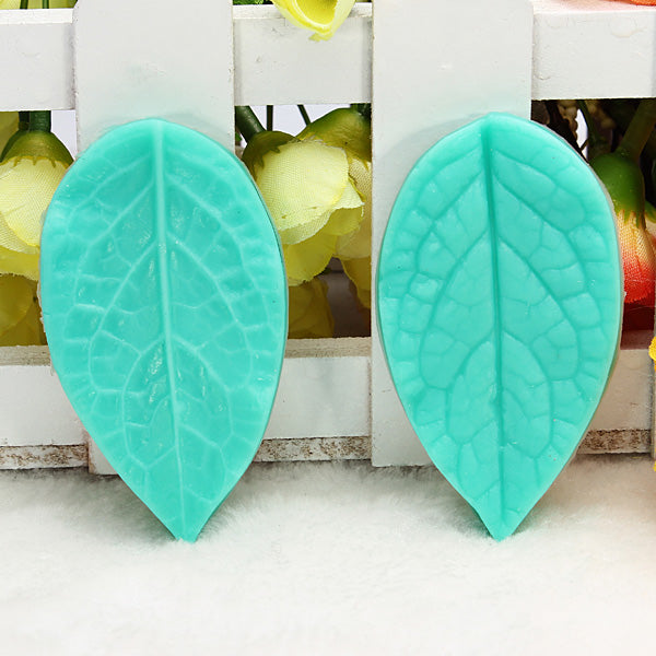 TC3773 Silicone Leaf Shaped Mold Fondant Cake 3D Silicone Mold Baking Decorating Tool