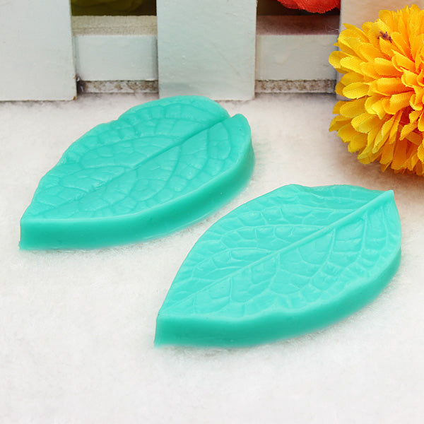 TC3773 Silicone Leaf Shaped Mold Fondant Cake 3D Silicone Mold Baking Decorating Tool