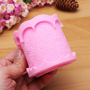 Heart Shape Silicone Fondant Lace Mold Cake Decorating Mould