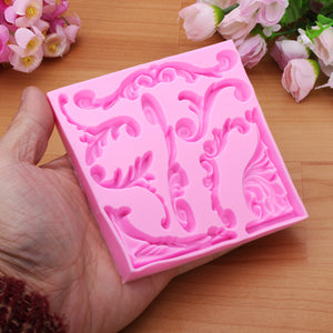 3D Leaf Silicone Fondant Lace Mold Cake Decoarting Mould